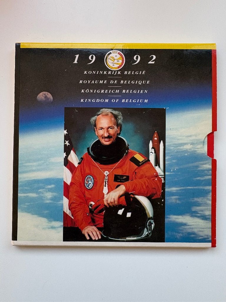 Belgische muntenset 1992 (Dirk Frimout), Enlèvement ou Envoi, Métal, Série