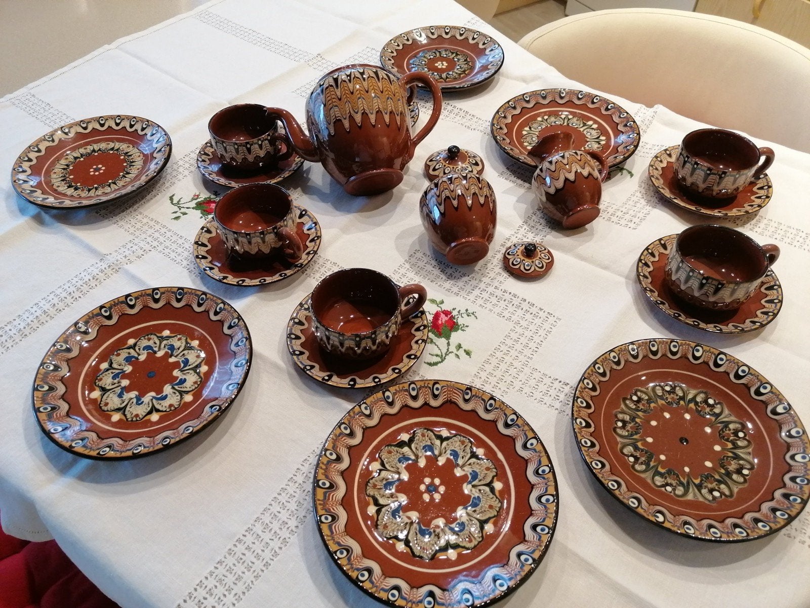 Bulgaars koffieservies zie foto, Ophalen