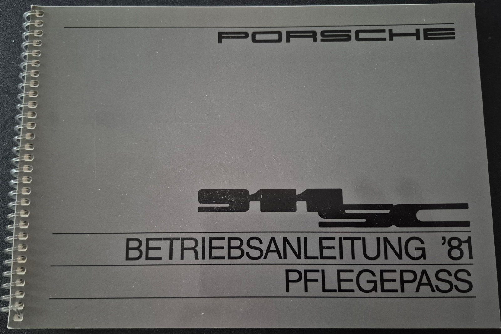 Manuel d'utilisation de la Porsche 911SC 1981 neuf, Enlèvement ou Envoi