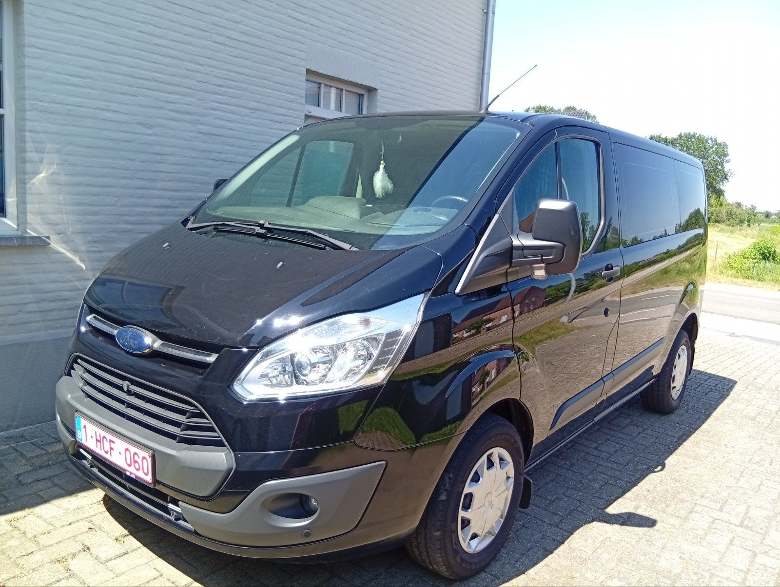 Ford Transit Custom 9 plaatsen, Auto's, Ford, Particulier, ABS, Diesel, Euro 6, 4 deurs, Handgeschakeld, Grijs, Stof, Voorwielaandrijving