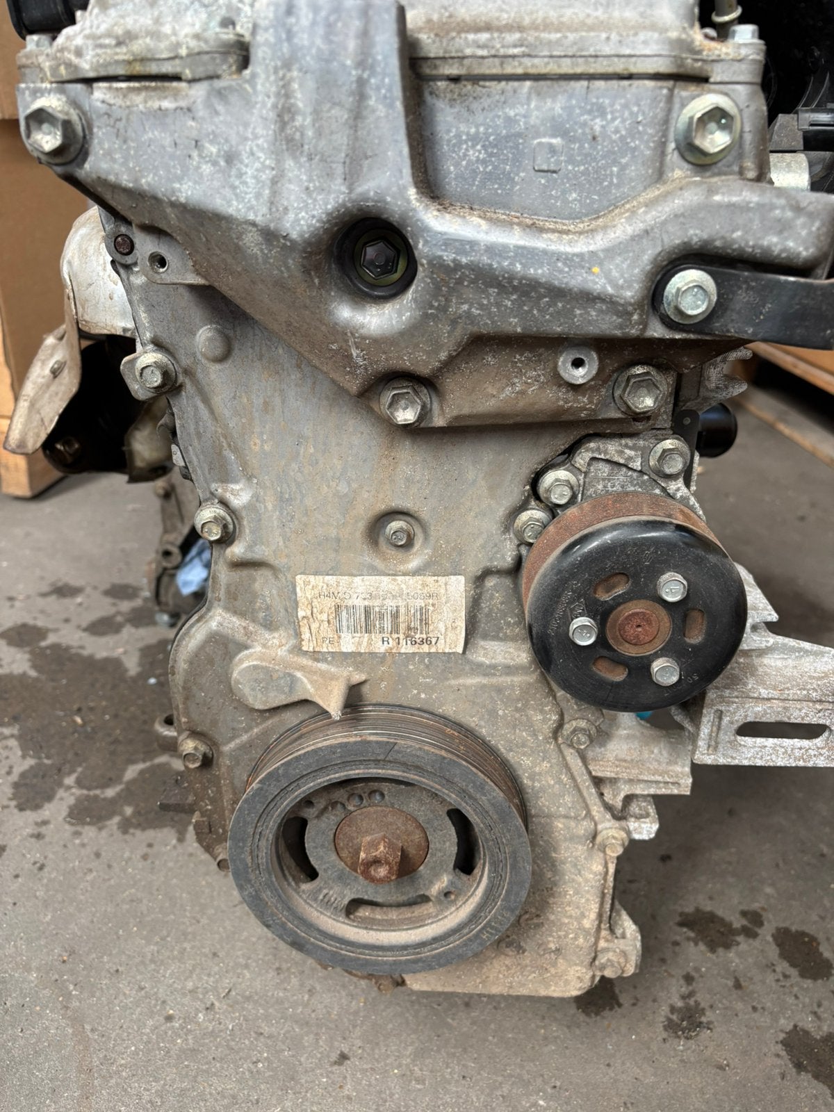 Motor dacia dokker 1600 benzine 75 kw, Enlèvement, Dacia