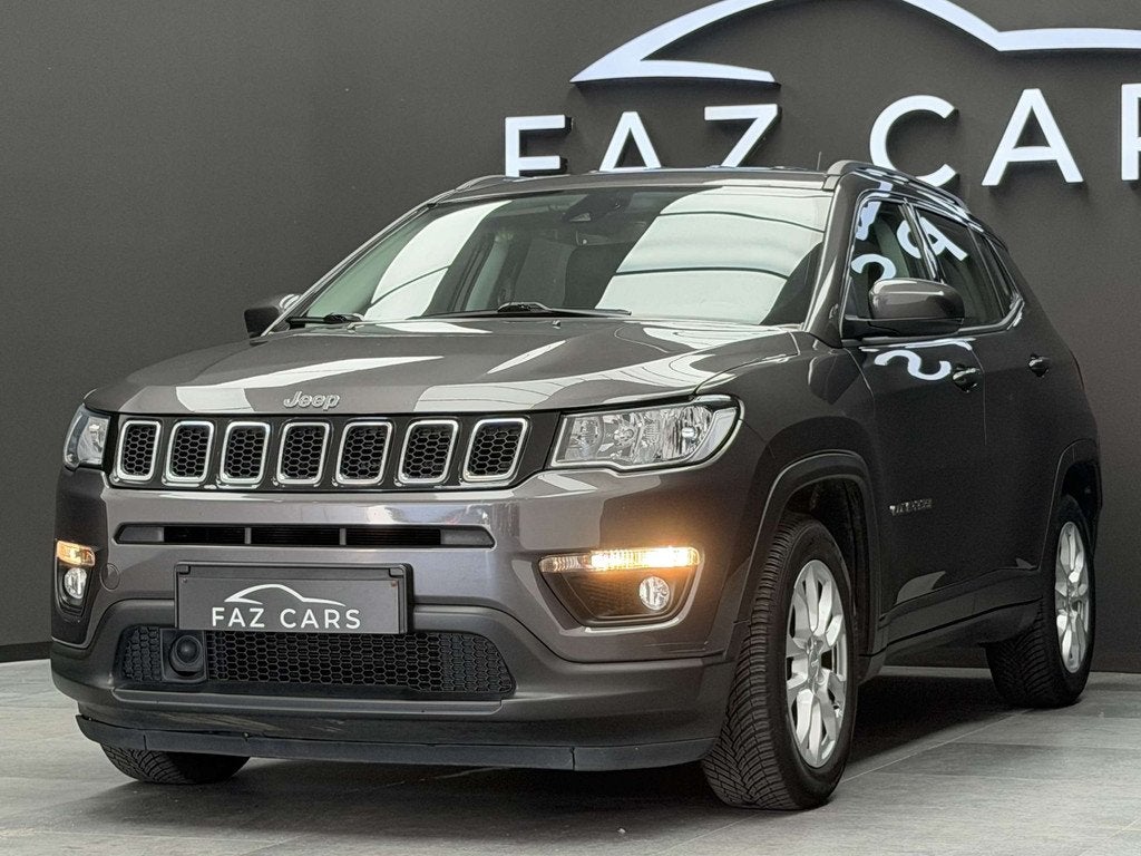 Jeep Compass 1.3 Turbo 4x2 Longitude * 1ER PROP + GPS + CLIM, Autos, Achat, Entreprise, Noir, 5 places