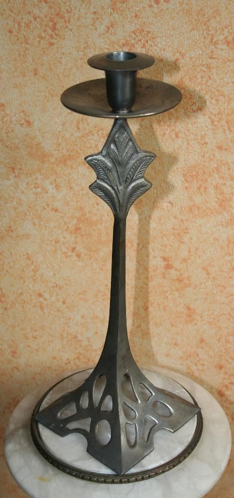 Art Deco kandelaars (paar) € 75,00, Enlèvement ou Envoi