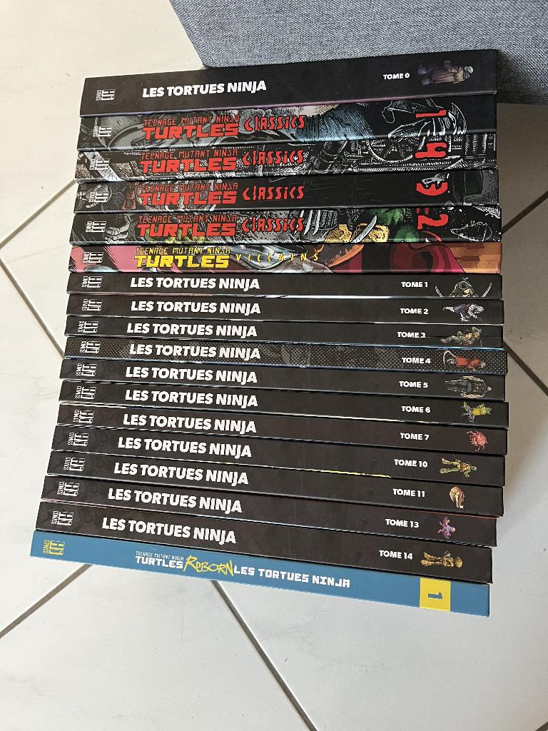BD Tortues Ninja divers tomes, Meerdere comics, Ophalen of Verzenden, Zo goed als nieuw, Europa