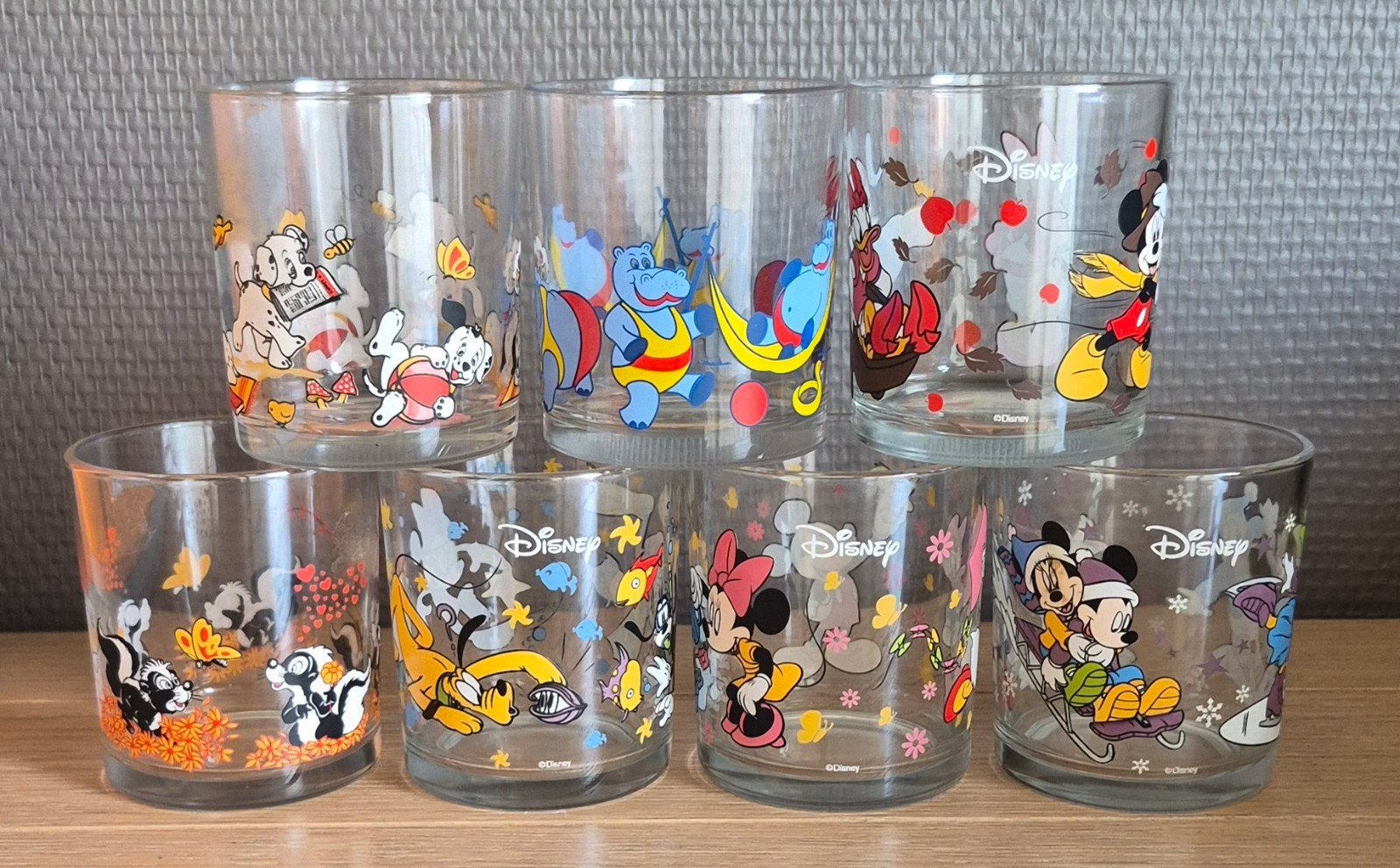 Disney glazen, Verzamelen, Ophalen