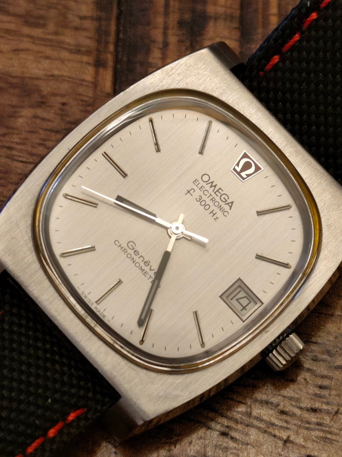 Montre Omega f300 Diapason, Enlèvement, Acier, Montre-bracelet, Omega