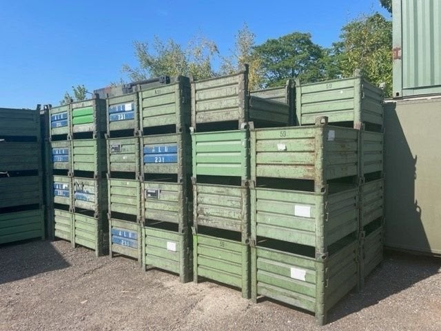 Diversen afvalcontainer