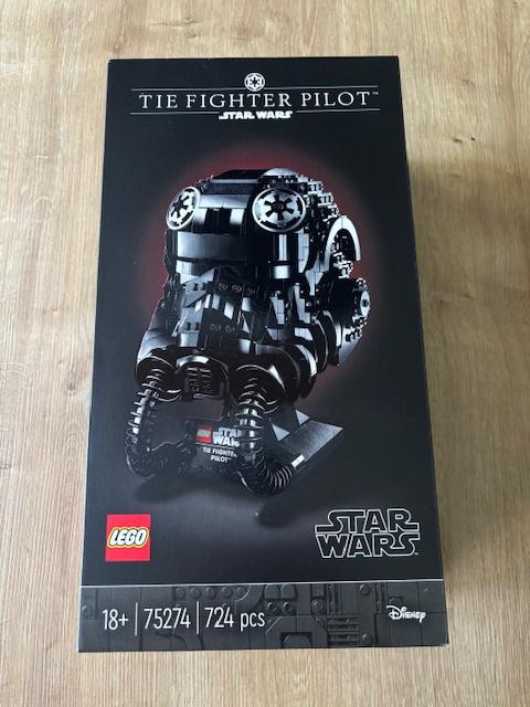 LEGO STAR WARS 75274 TIE Fighter Pilot helm nieuw, Neuf, Non ouvert/scellé, Lego, Ensemble complet