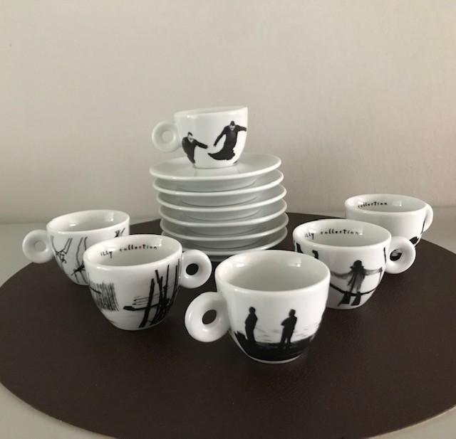 Illy Art collection - Mario Giacomelli, Ophalen, Zo goed als nieuw, Overige stijlen, Kop(pen) en/of Schotel(s)