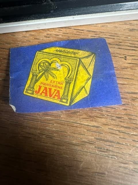 luciferdoos etiket label Java magarine, Gebruikt, Ophalen of Verzenden, Info@javaamag.kl, Luciferdoosjes of -merken