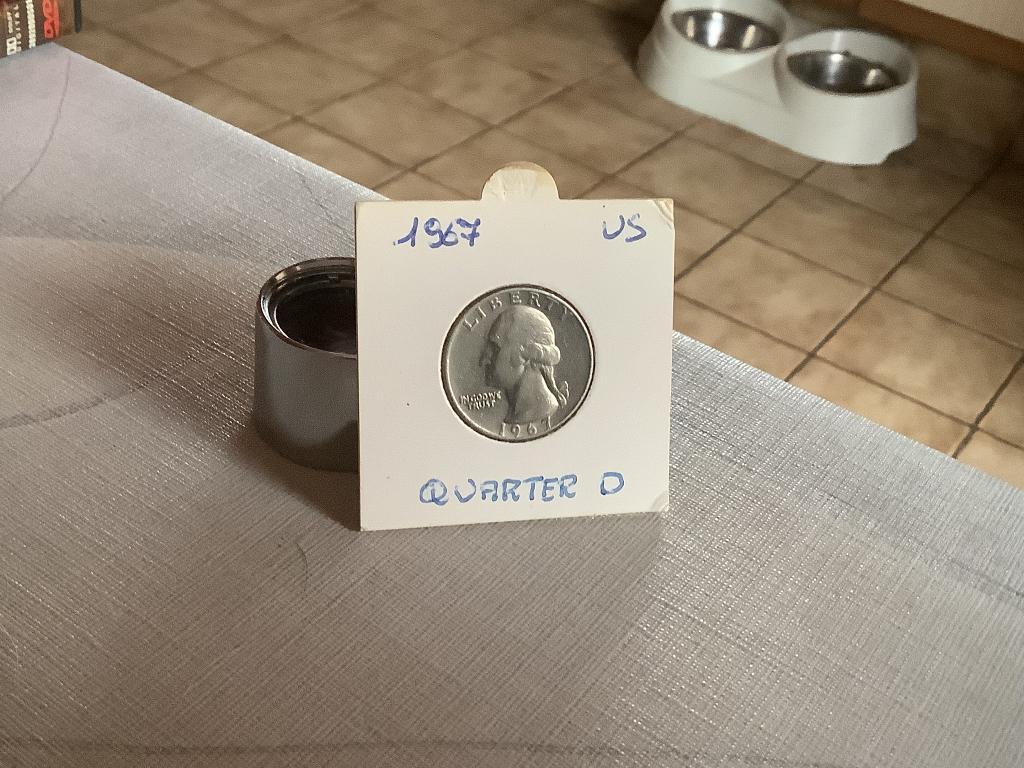 Quarter Dollar 1967, Enlèvement ou Envoi, Monnaie en vrac