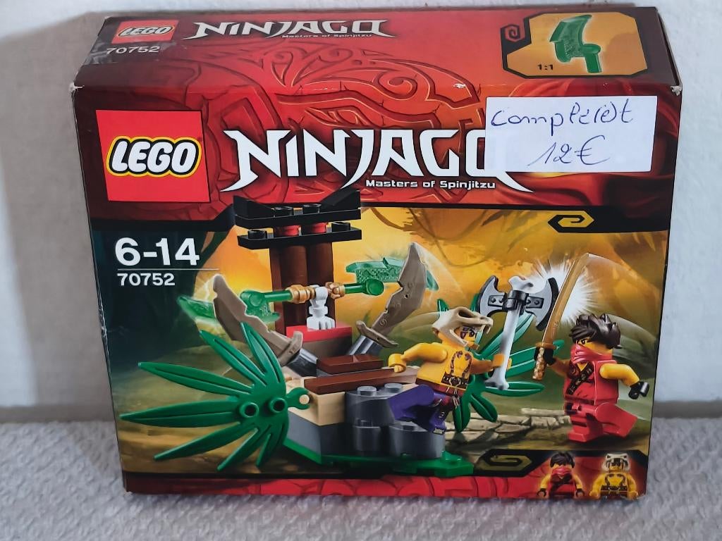 Lego Ninjago 70752 Le piège dans la jungle, Enlèvement ou Envoi, Utilisé, Lego