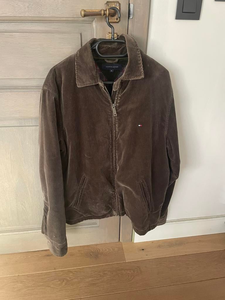 Ribfluwelen jas Tommy Hilfiger M, Ophalen of Verzenden, Gedragen, Maat 48/50 (M), Bruin