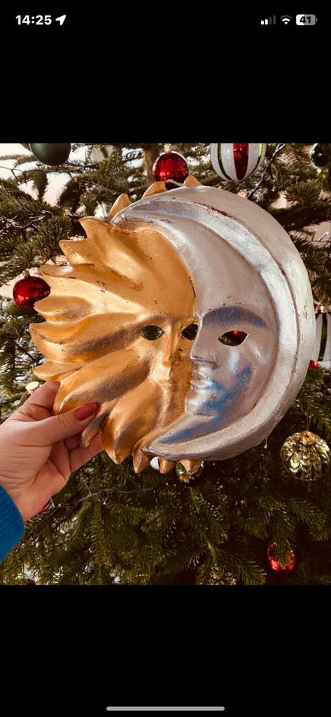 Idée cadeau 🎁 À vendre très beau masque de Venise, Enlèvement ou Envoi, Comme neuf