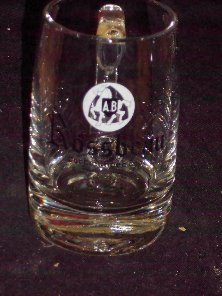 Bierglazen.Rossbrau.Dortmunder.Spalten .Stella Artois. D 128, Verzamelen, Ophalen of Verzenden, Zo goed als nieuw, Glas of Glazen