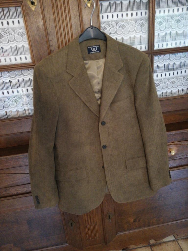Veston homme Clarck&Hillman brun. Taille 50. Neuf, Kleding | Heren, Ophalen of Verzenden, Zo goed als nieuw, Bruin