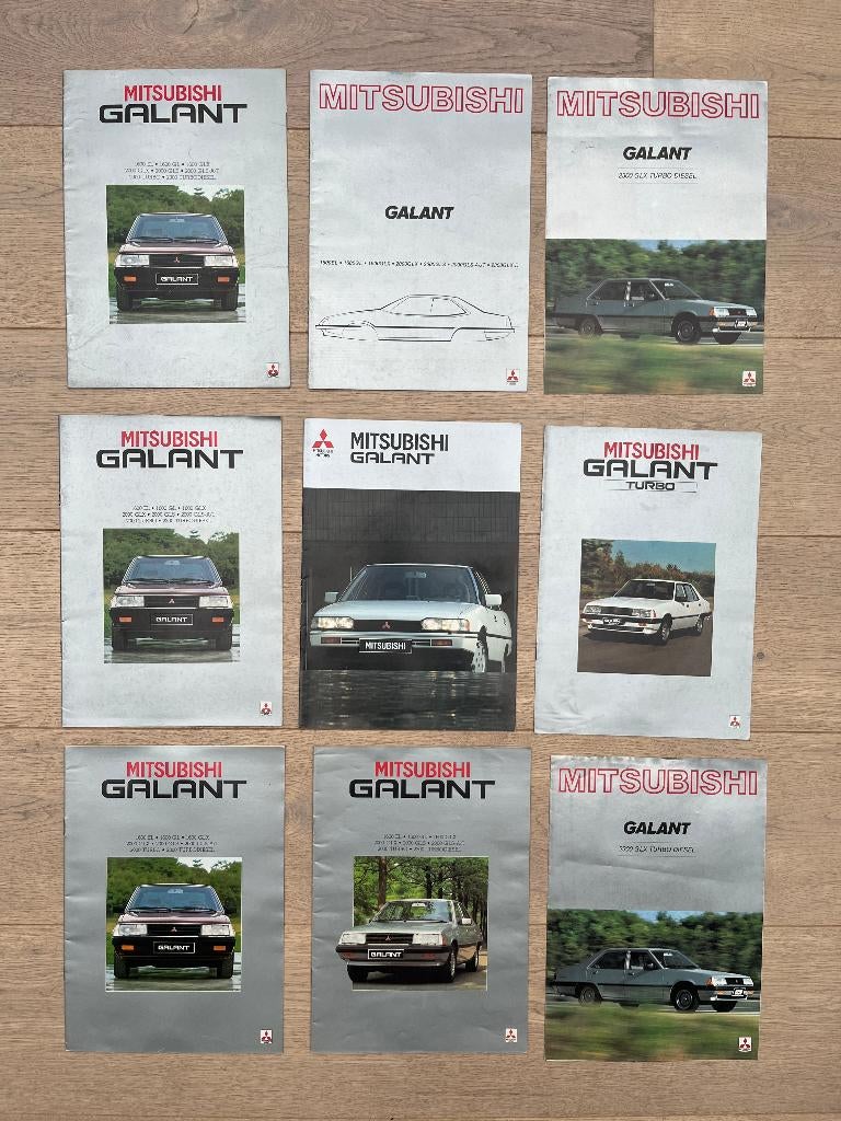MITSUBISHI GALANT FOLDERS, Ophalen of Verzenden, Mitsubishi