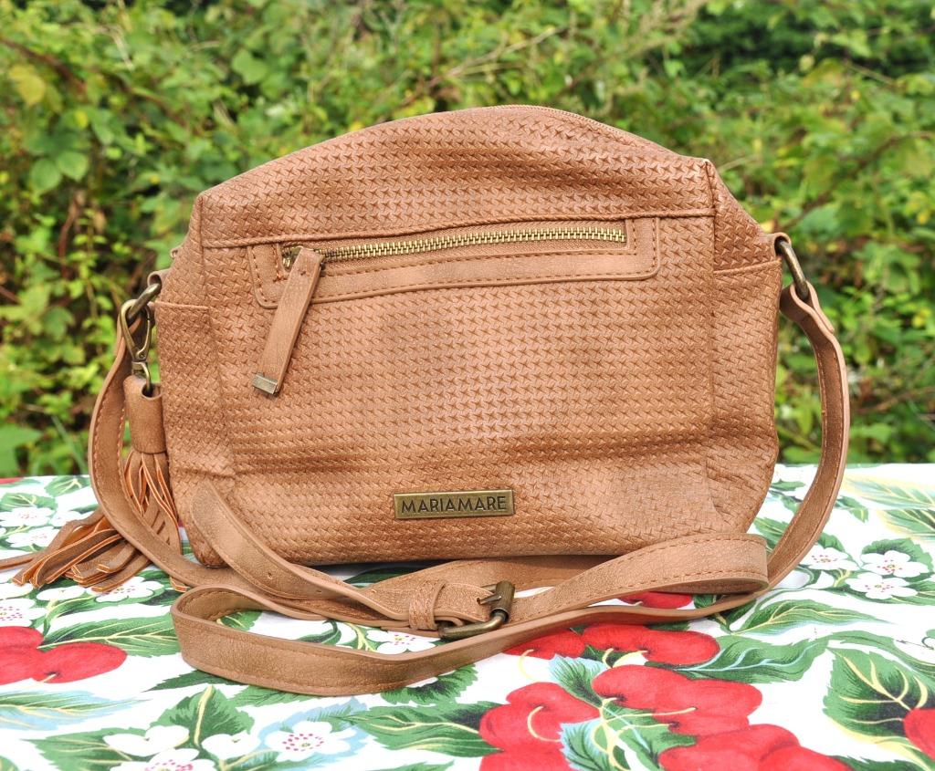 sac a main avec bandoulière mariamarc, Enlèvement ou Envoi, Comme neuf, Brun, Autres marques
