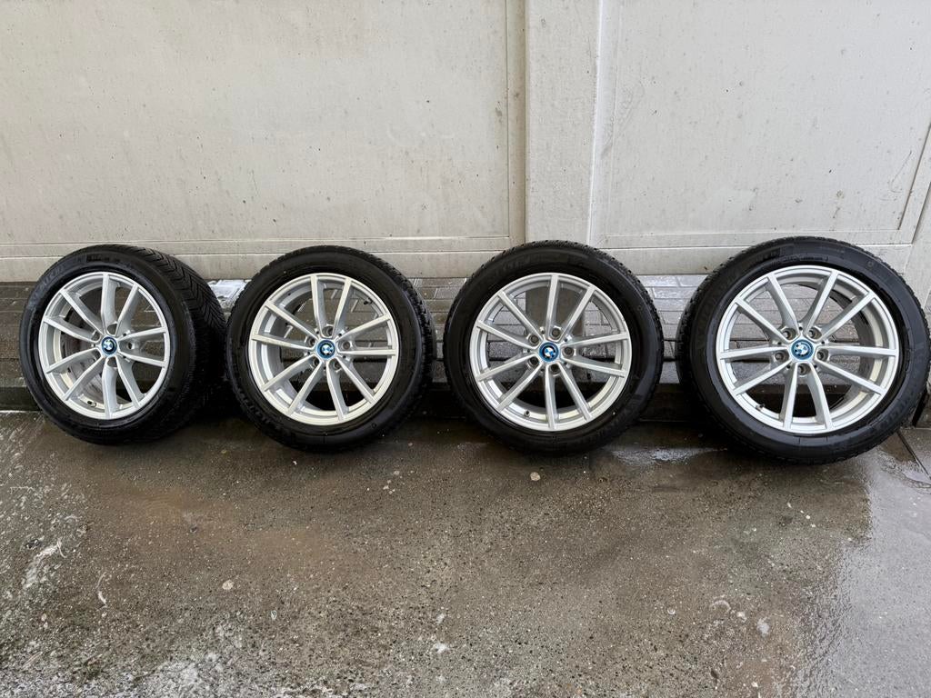 Jantes bmw 5x112 225/50 R17, Enlèvement, Pneus hiver, Jante(s)