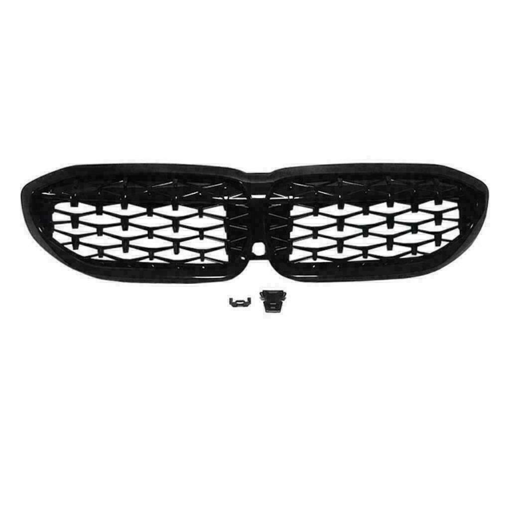 CALANDRE LOOK M DIAMANT FULL NOIR BRILLANT POUR BMW G20 21, Enlèvement ou Envoi