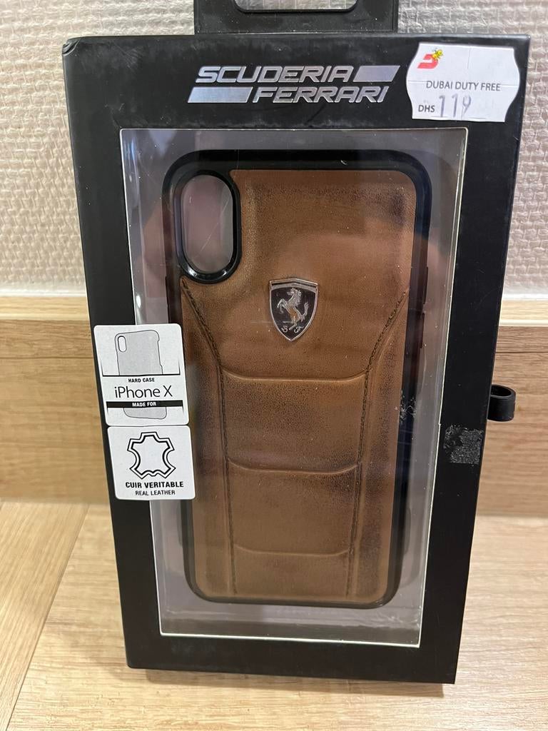 Hoesje Scuderia Ferrari voor iPhone X, Telecommunicatie, Ophalen, Zo goed als nieuw, IPhone X, Hoesje of Tasje