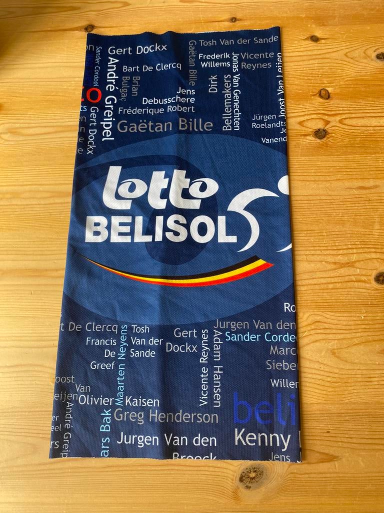 Retro nekbeschermer ( buff ) van Lotto Belisol, Enlèvement, Neuf, Vêtements