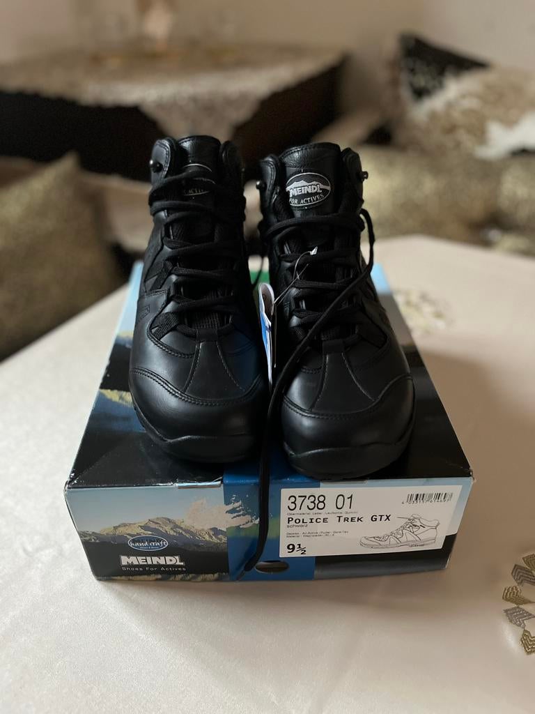 Meindl Police Trek GTX Gore-Tex neuve avec boîte Taille 44,5, Neuf, Bottes, Enlèvement ou Envoi, Noir