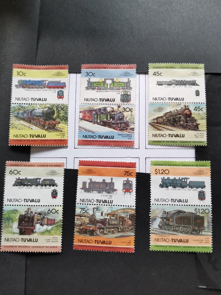 Niutao - Tuvalu 1985 - chemins de fer, trains, locomotives *, Enlèvement ou Envoi, Non oblitéré