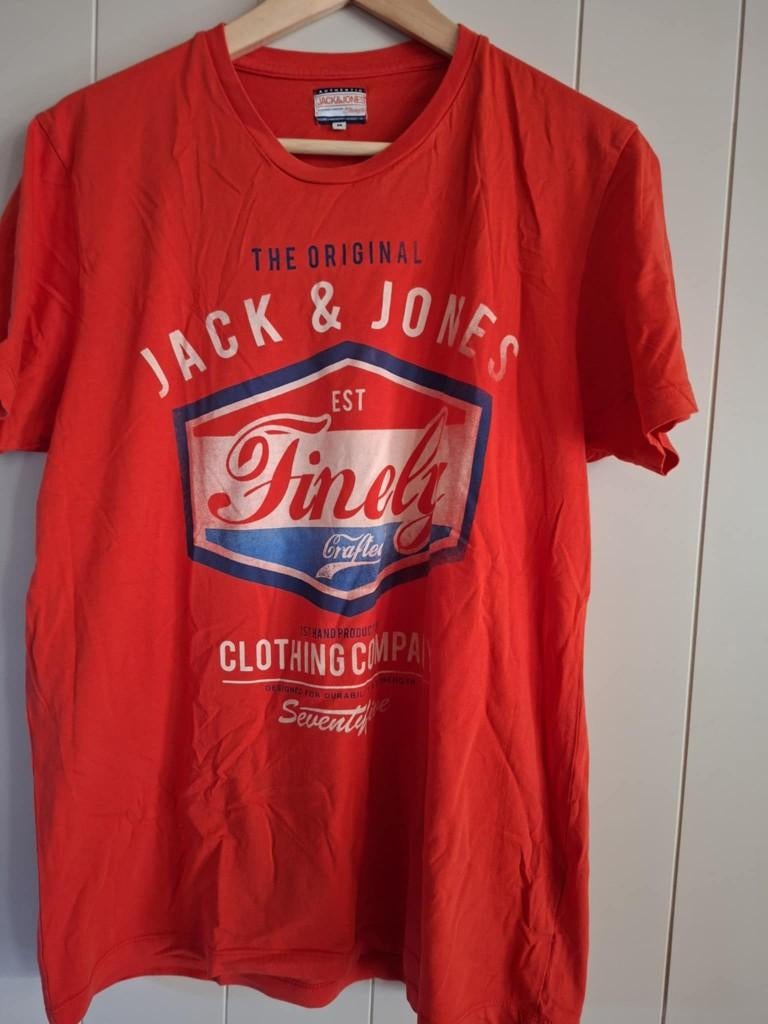 rood t-shirt jack & jones M, Vêtements | Hommes, T-shirts, Rouge, Enlèvement ou Envoi, Comme neuf, Taille 48/50 (M)