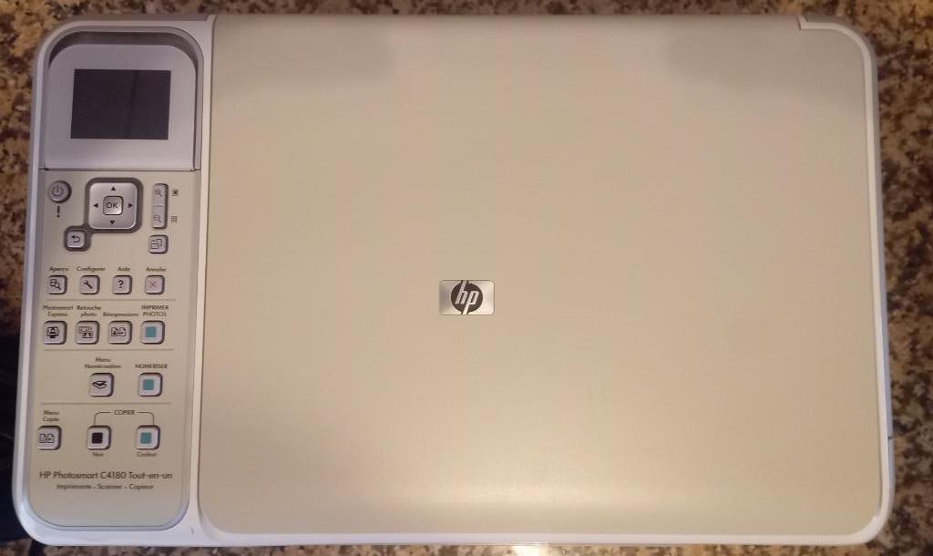 IMPRIMANTE HP PHOTOSMART C4180, Ophalen, Kleur printen, Inkjetprinter, All-in-one