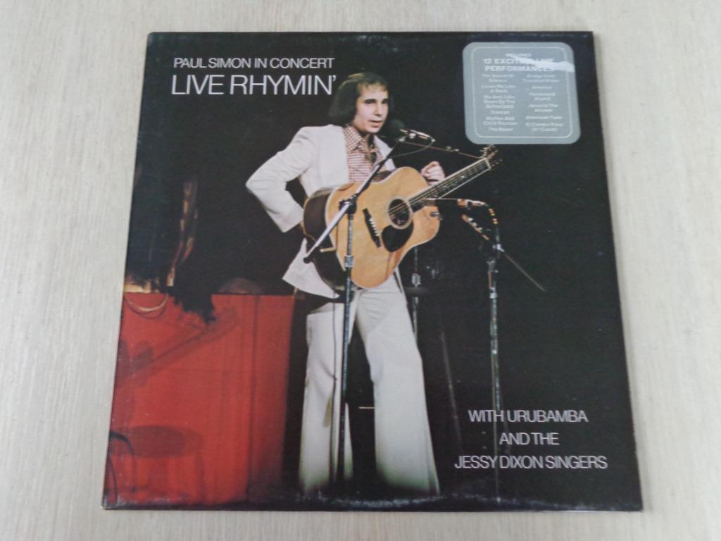 Paul Simon In Concert Live Rhymin', Cd's en Dvd's, Ophalen of Verzenden, Zo goed als nieuw, 12 inch