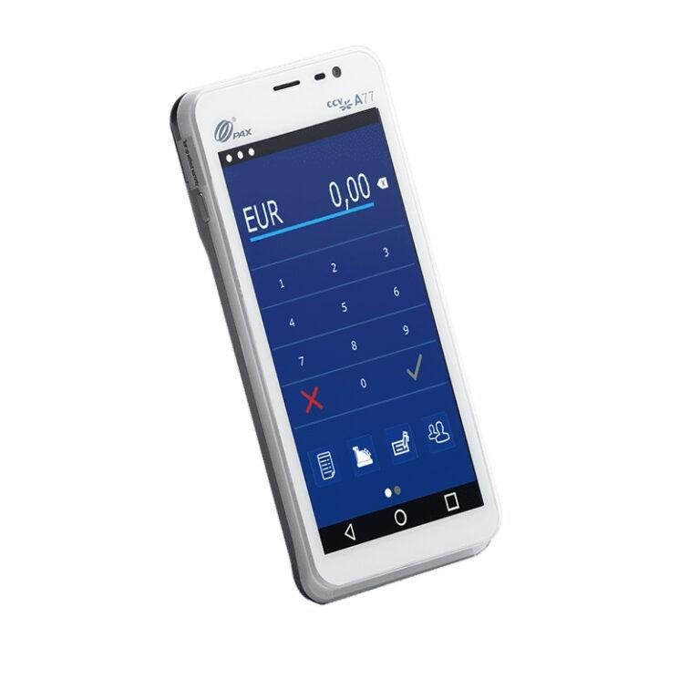 CCV Compact A77 mobiel pinautomaat.Nwprijs 445€!, Zakelijke goederen, Kantoor en Winkelinrichting | Kassa's en Betaalsystemen