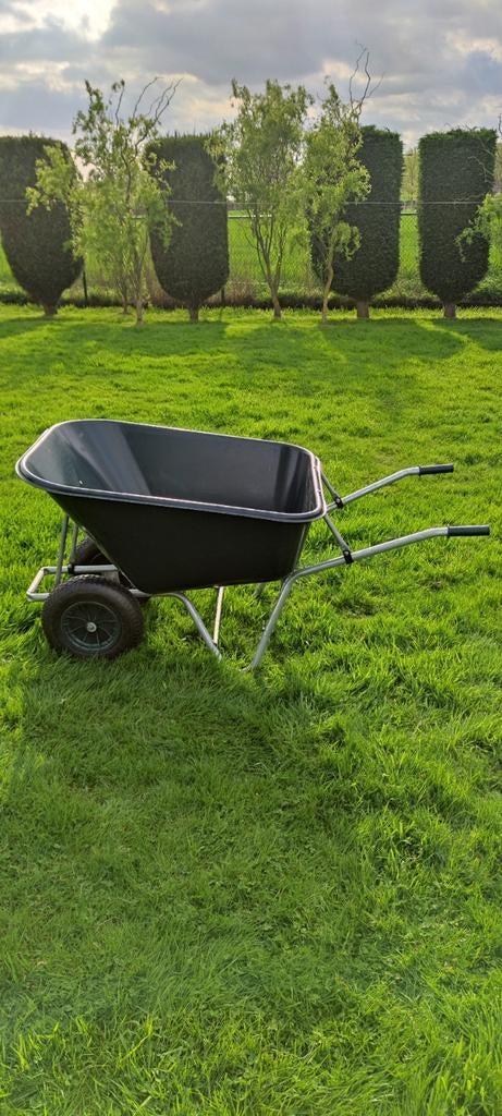 XXL Kruiwagen dubbel wiel 200 liter (nieuw) 148€, Ophalen