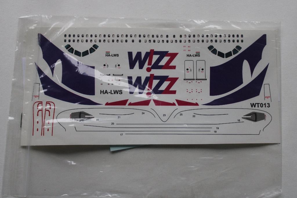 decals airbus A320 Wizz air, Enlèvement ou Envoi, Neuf, 1:72 à 1:144, Avion