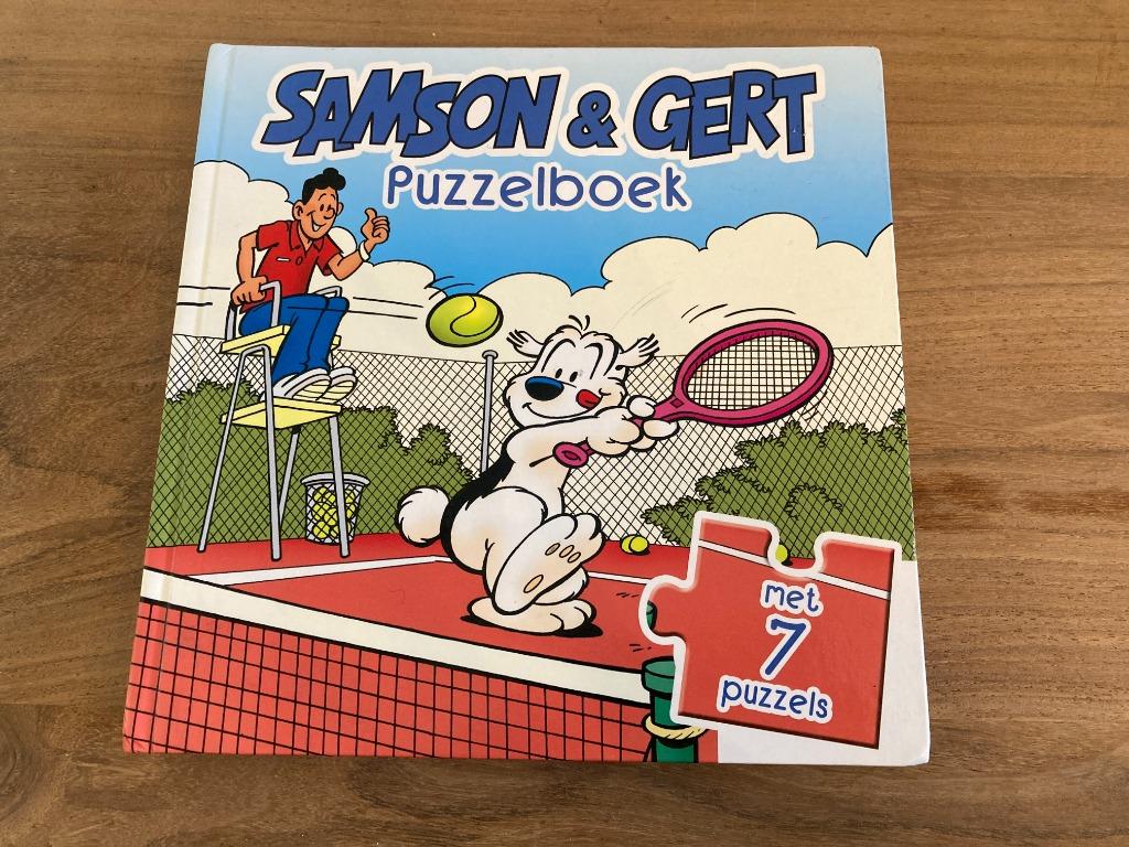 Puzzelboek Samson & Gert - Studio 100, Enlèvement ou Envoi, Moins de 10 pièces, Utilisé, 2 à 4 ans