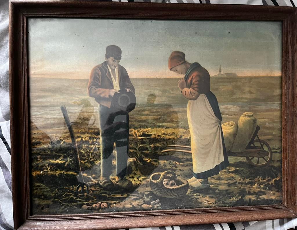Twee luik kaders, Antiek en Kunst, Kunst | Schilderijen | Klassiek, Ophalen