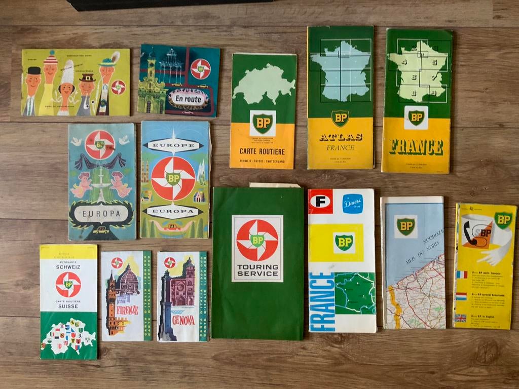 Cartes BP anciennes : Europe, Suisse, France, Belgique, Enlèvement ou Envoi, Utilisé, France