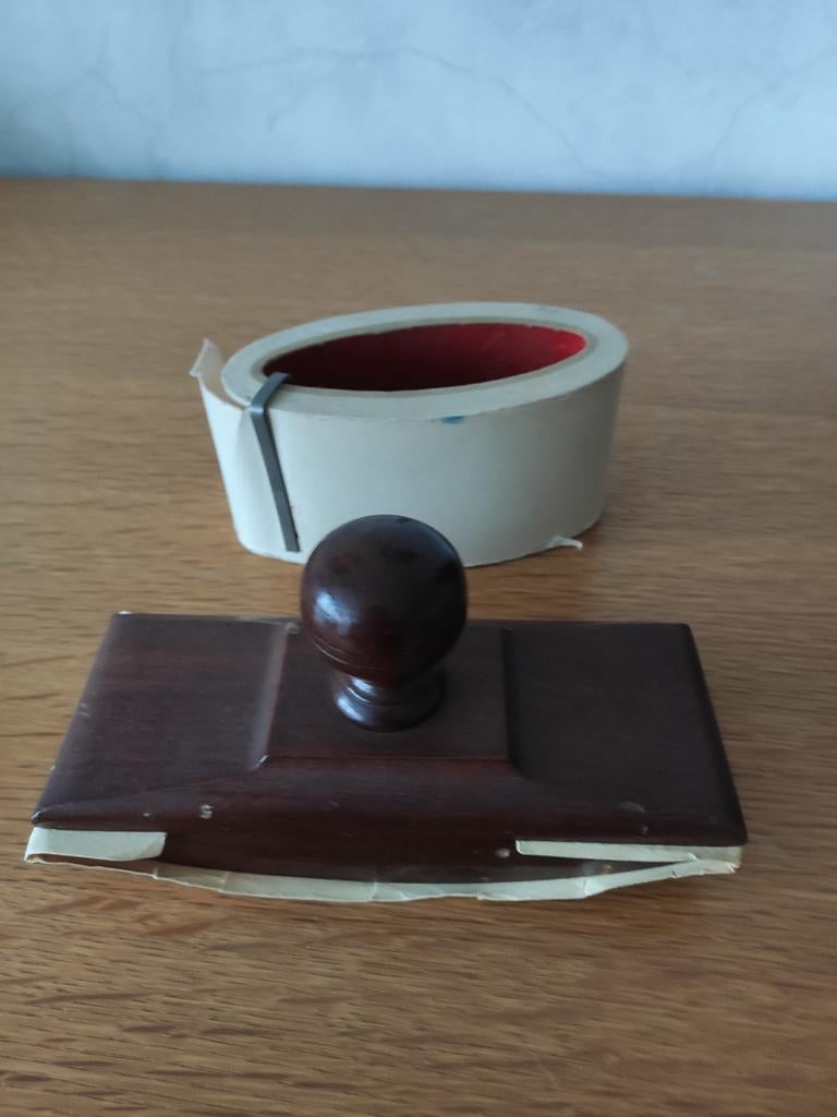 Tampon buvard en bois, Antiquités & Art