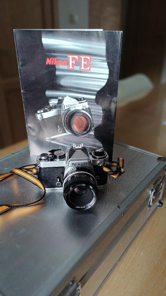 Nikon FE - 1979, Audio, Tv en Foto, Fotocamera's Analoog, Ophalen, Gebruikt, Spiegelreflex, Nikon