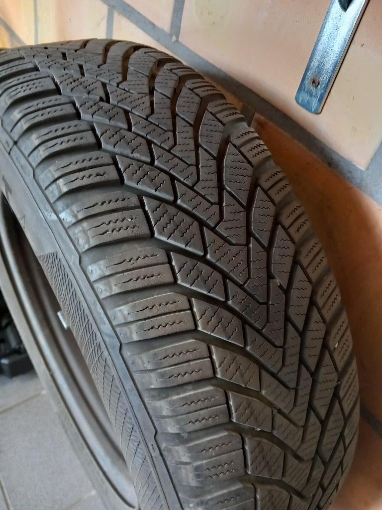 set winterbanden op velg 195 65 R 15, Auto-onderdelen, Banden en Velgen, Ophalen, Gebruikt, 15 inch, Winterbanden