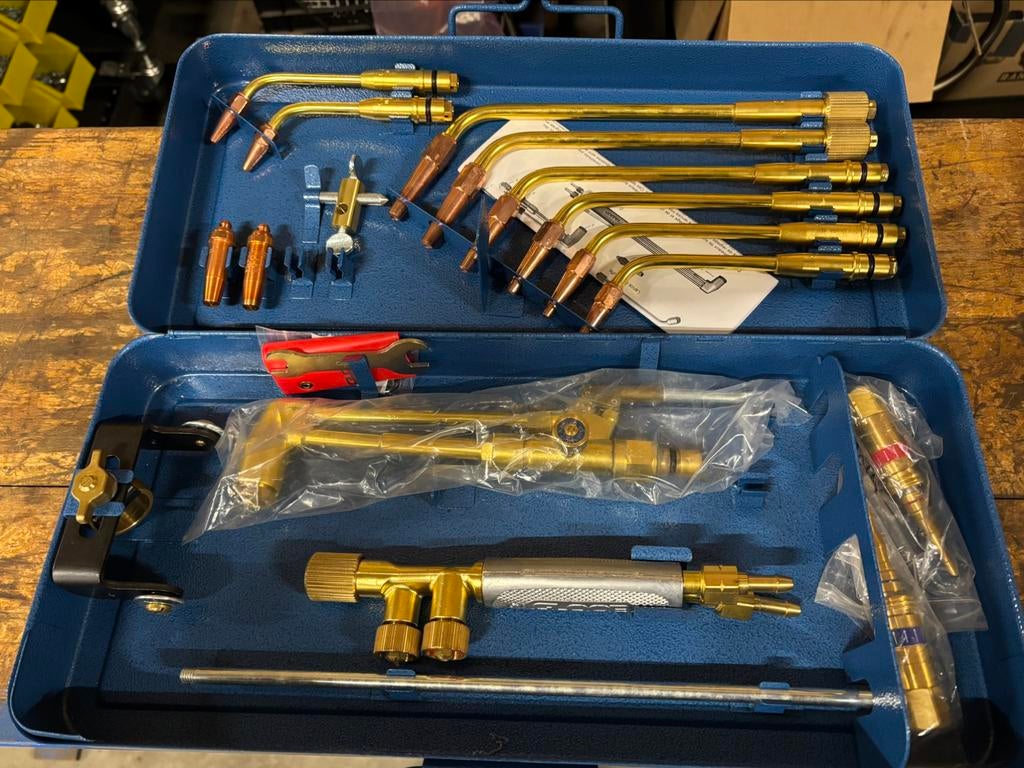 New gloor ideal branderset autogeen Chalumeau snijbrander, Ophalen
