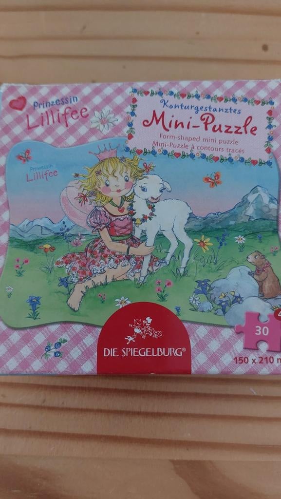mini puzzle Lillifee 30 stuks, Enlèvement ou Envoi, 10 à 50 pièces, Utilisé, 4 à 6 ans