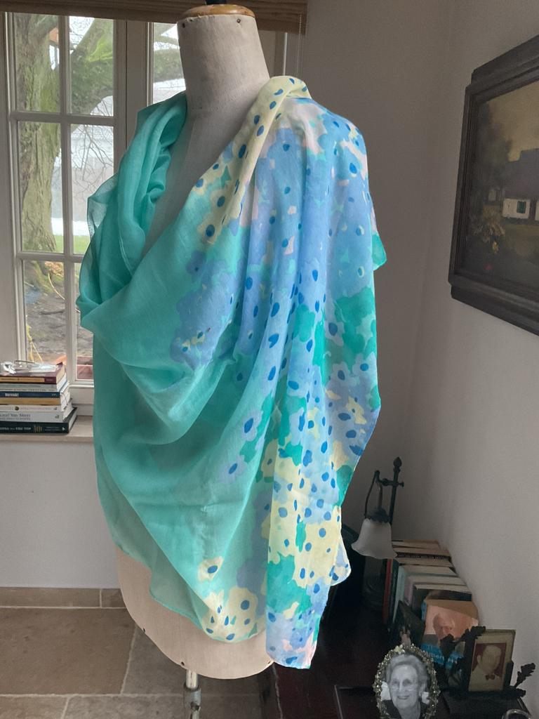 Zeer grote sjaal pastelkleuren, Kleding | Dames, Ophalen, Sjaal