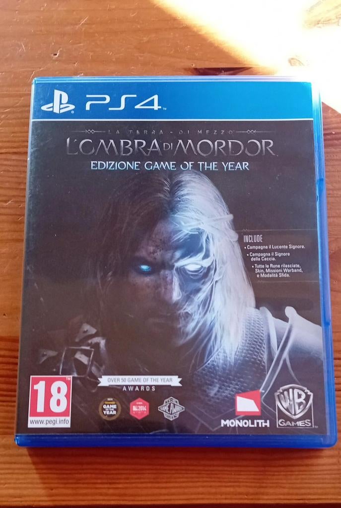 Jeu PS4 La Terre du Milieu L'ombre du Mordor, Consoles de jeu & Jeux vidéo, Enlèvement ou Envoi, Utilisé