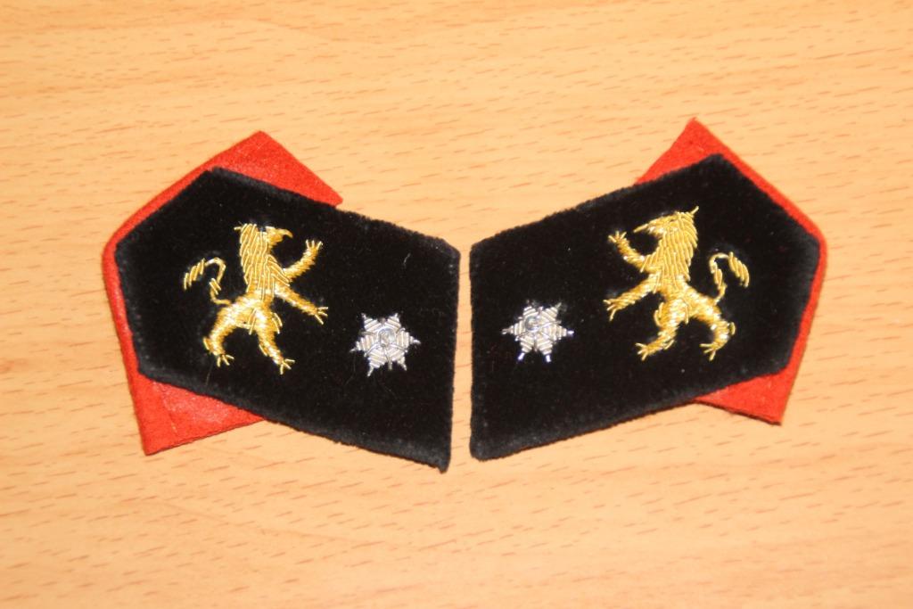 ABL vrouwelijke leerling officier kraaghoeken 1e jaar (gala), Verzamelen, Verzenden, Landmacht, Kleding of Schoenen