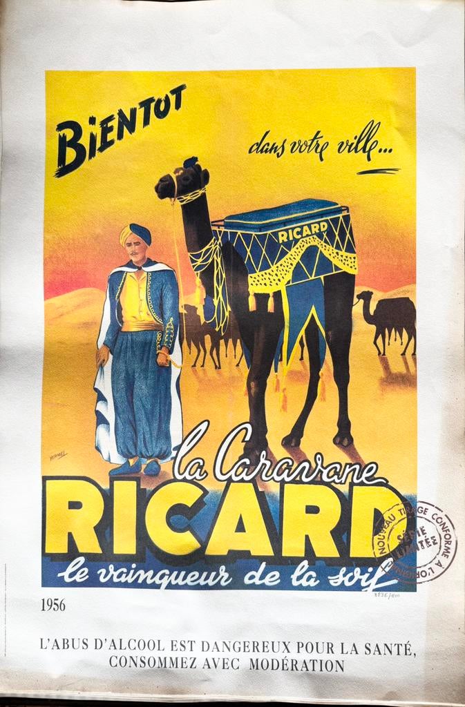 Affiche ricart 1956 titage limité 283/1200, Antiquités & Art, Enlèvement ou Envoi