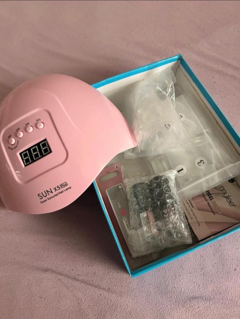 Lampe uv + kit, Ophalen, Zo goed als nieuw, Handen en Nagels, Accessoires
