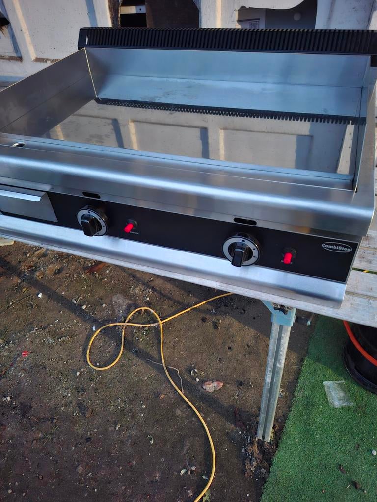 Combisteel gasbakplaat 800 | Chroom | Propaan (G30) | Nieuw, Ophalen of Verzenden