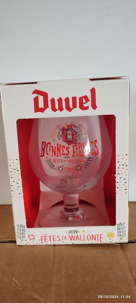 DUVEL Wallonia Festival 2019 glas., Verzamelen, Ophalen of Verzenden, Zo goed als nieuw, Glas of Glazen, Duvel