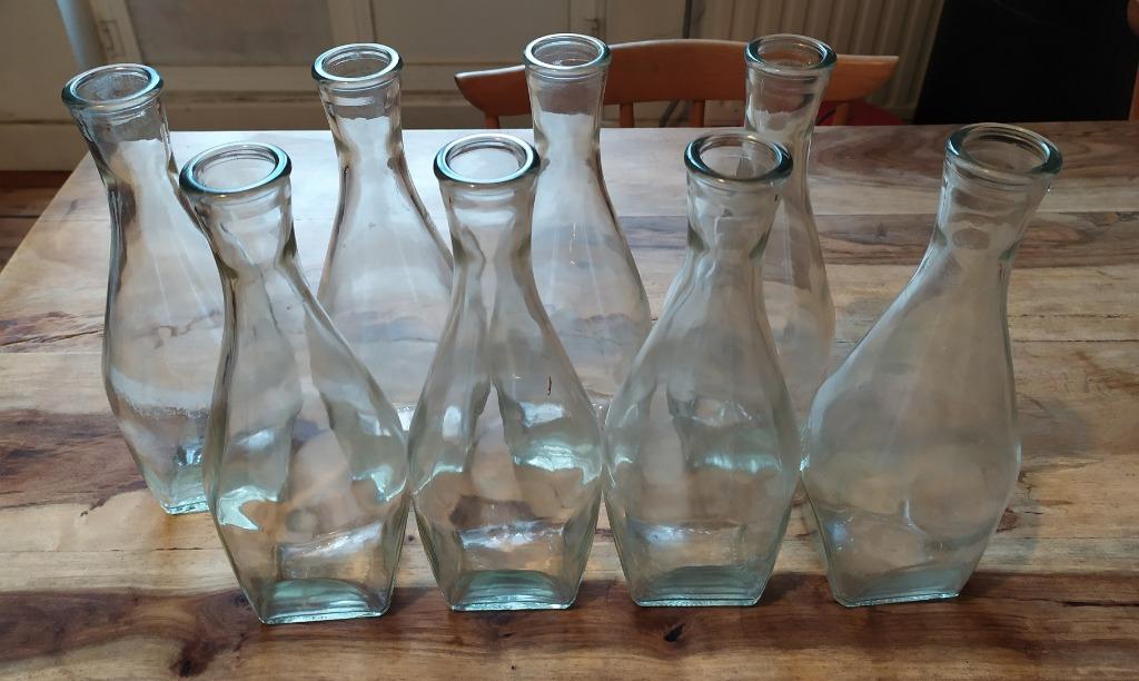 set vintage karaffen, Huis en Inrichting, Ophalen of Verzenden, Kom(men), Overige stijlen, Glas